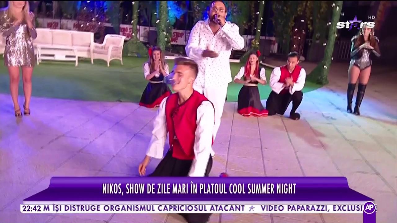 Nikos, spectacol și muzică grecescă, în direct la Cool Summer Nights