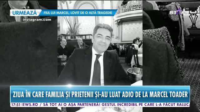 Star News. Momente sf&acirc;șietoare și lacrimi de durere l&acirc;ngă sicriul lui Marcel Toader