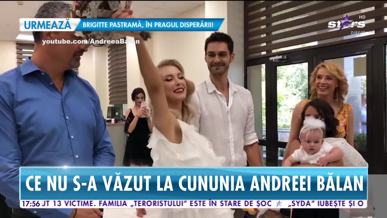 Star News. Intrăm &icirc;n culisele nunţii Andreei Bălan! Ce nu s-a văzut &icirc;n filmările de la cununia civilă şi ce probleme au &icirc;nt&acirc;mpinat!