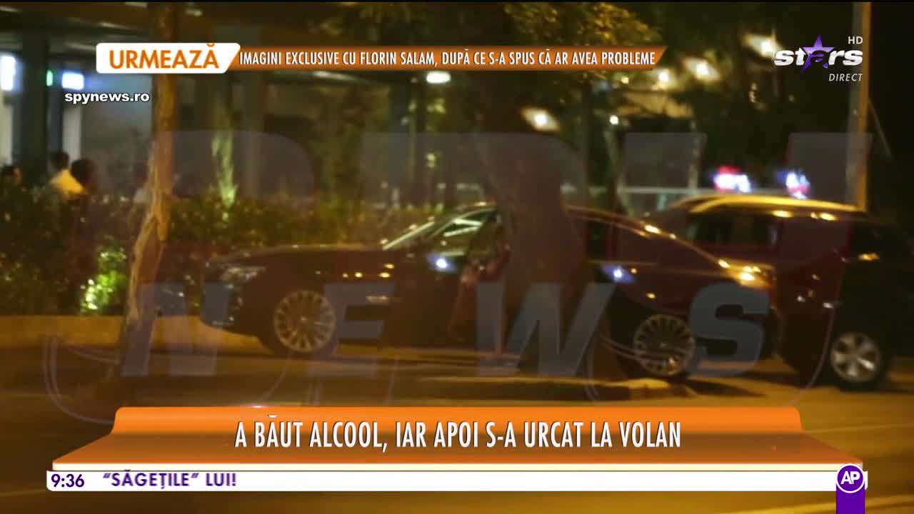 Star Matinal. Anca Serea şi-a pus sarcina &icirc;n pericol. A băut alcool, iar apoi s-a urcat la volan
