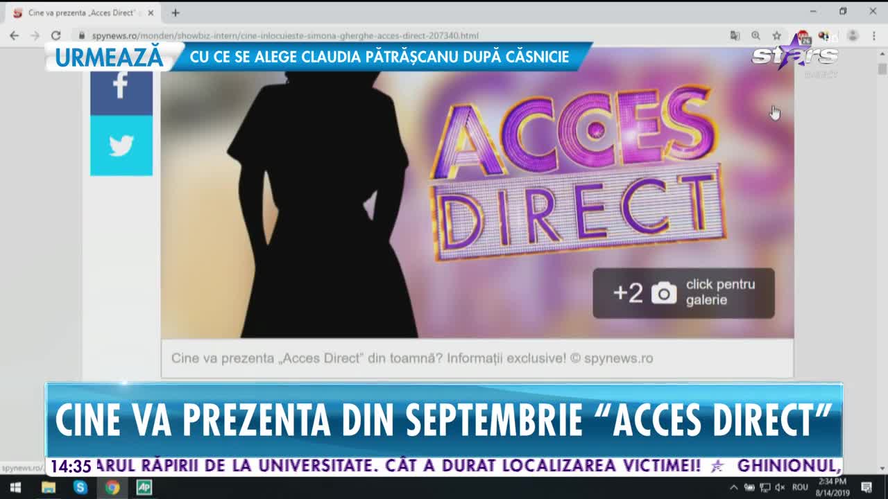 Star Magazin. Cine o &icirc;nlocuiește pe Simona Gherghe la emisiunea Acces Direct