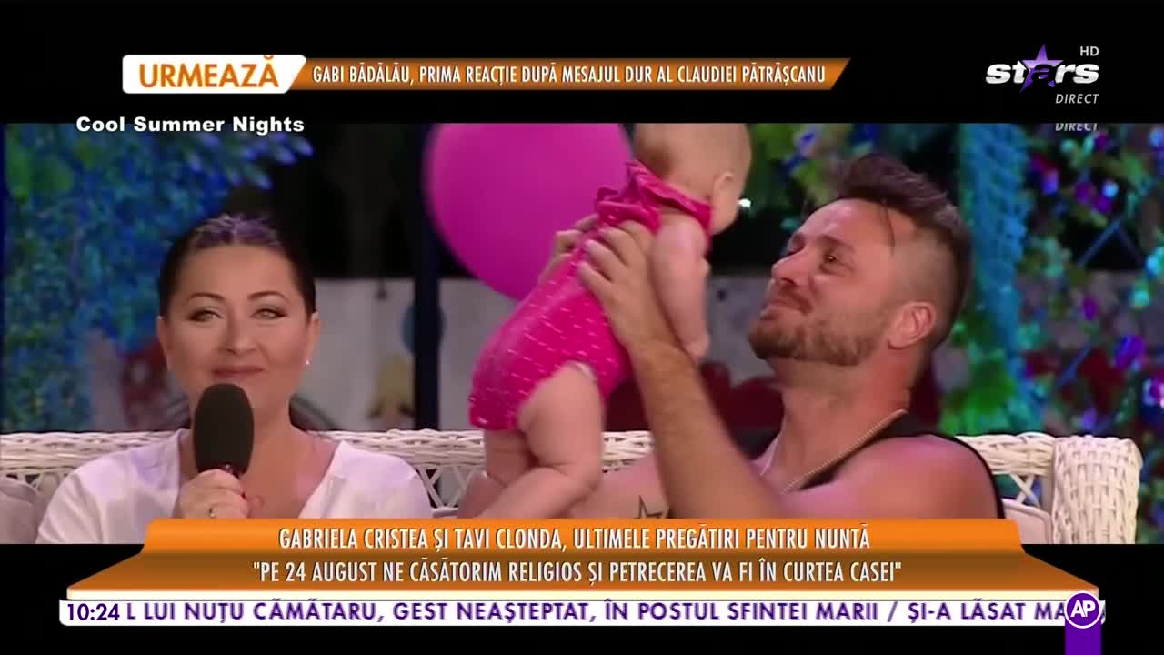 Star Matinal e pe val! Gabriela Cristea şi Tavi Clonda, ultimele pregătiri pentru nunta: O să fie totul decorat &icirc;n mov