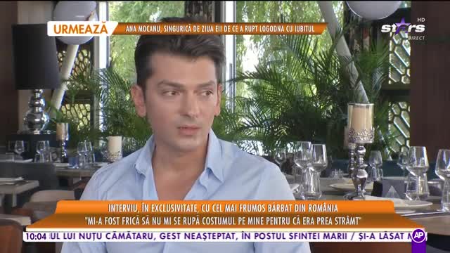 Star Matinal e pe val! Interviu cu cel mai frumos bărbat din Rom&acirc;nia: Tata a fost un pic reticent c&acirc;nd a aflat că fac modeling