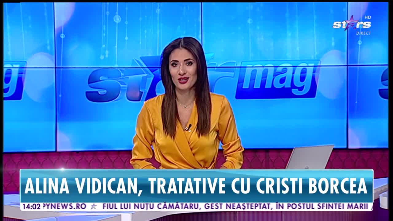 Star News. Ce &icirc;ncearcă Alina Vidican să obțină de la Cristi Borcea