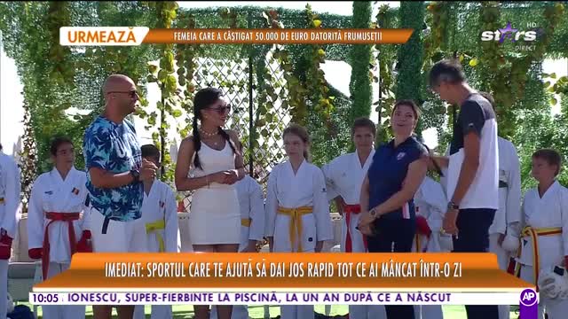 Demonstrație de karate, la piscina matinalilor de la "Star Matinal"!