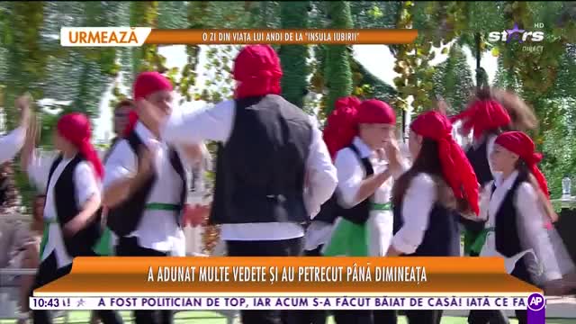 Grupul &bdquo;Plaiul Rom&acirc;nesc", moment de dans spectaculos, la Star Matinal