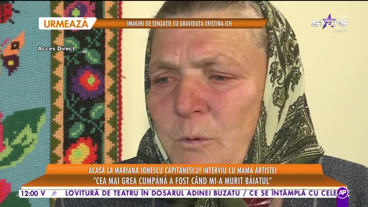 Acasă la Mariana Ionescu Căpitănescu! Interviu emoționant cu mama artistei