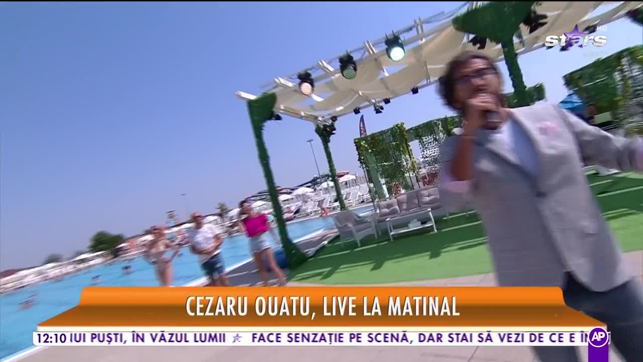 Cezar Ouatu c&acirc;ntă LIVE la Star Matinal piesa "Bella ciao"