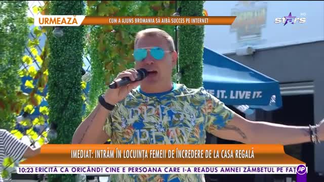 Giorgio c&acirc;ntă, la "Star Matinal", melodia "Bella Ciao"