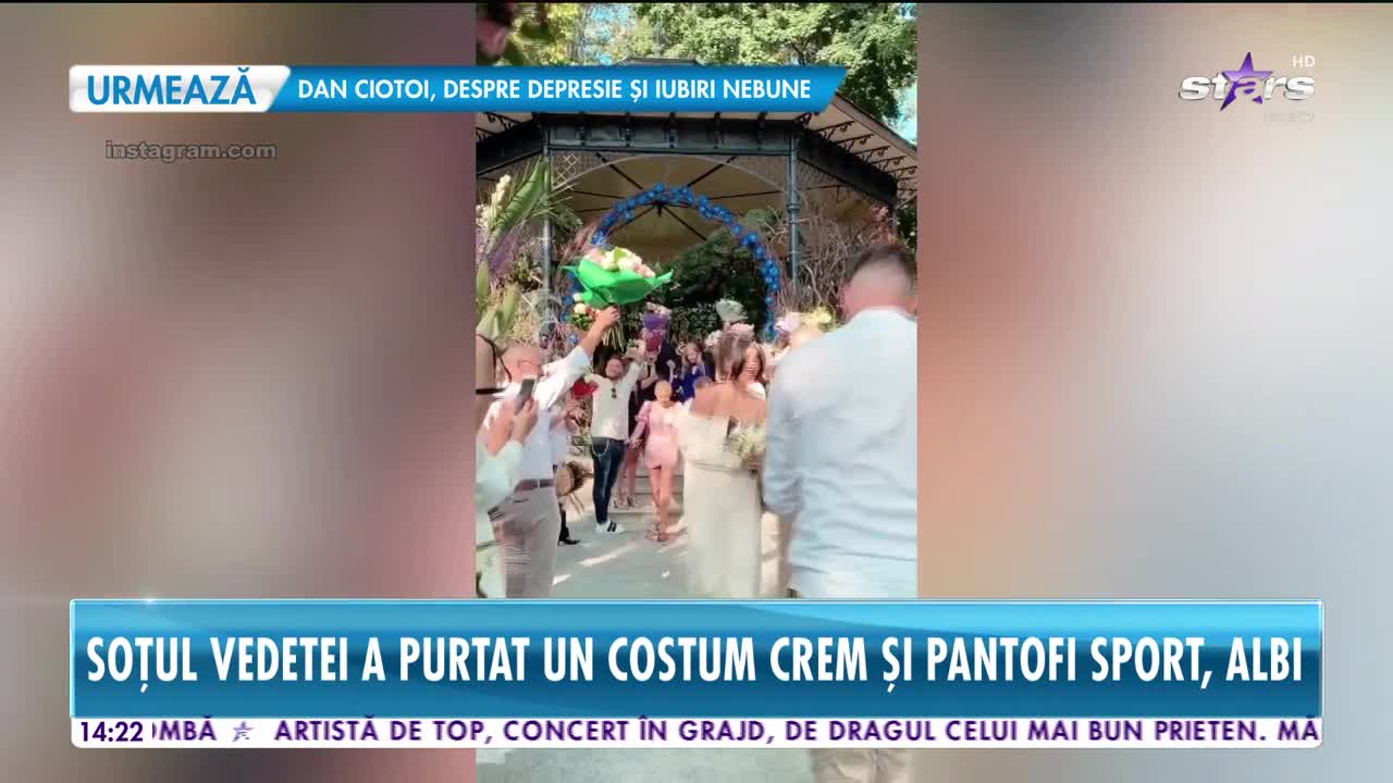 Primele imagini de la nunta Ioanei Grama!