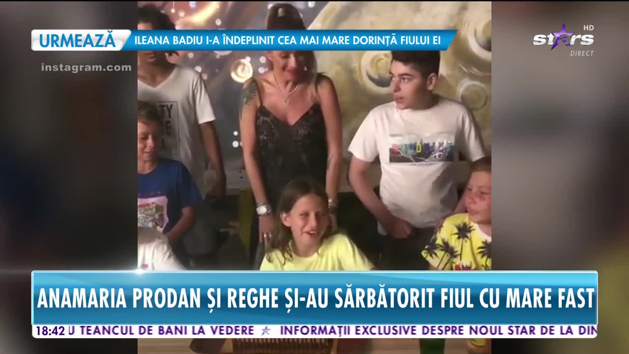 Anamaria Prodan şi Reghe şi-au sărbătorit fiul cu mare fast