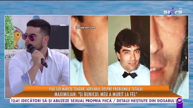 Star Matinal e pe val! Fiul lui Marcel Toader, despre decesul tatălui său: &Icirc;mi prima seara, după ce a murit, l-am simțit &icirc;n sufletul meu