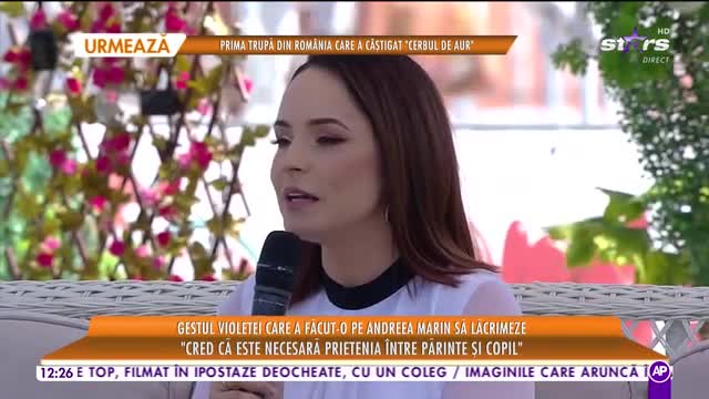 Star Matinal e pe val! Cum vrea Andreea Marin, declarații emoționante: &Icirc;n fiecare zi am ceva de &icirc;nvățat de la copilul meu