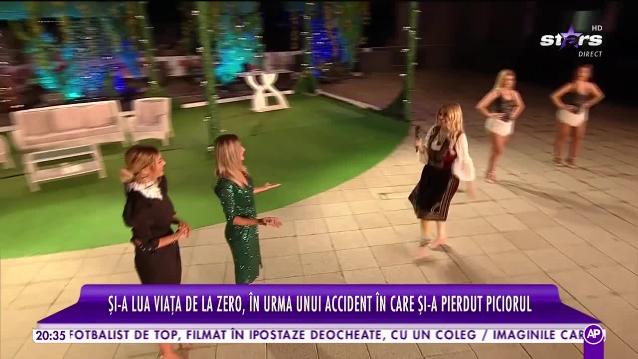 Cool Summer Nights. Lecţie de viaţă de la Stela Bizdu! Deşi a rămas fără un picior dansează cot la cot cu profesioniştii!