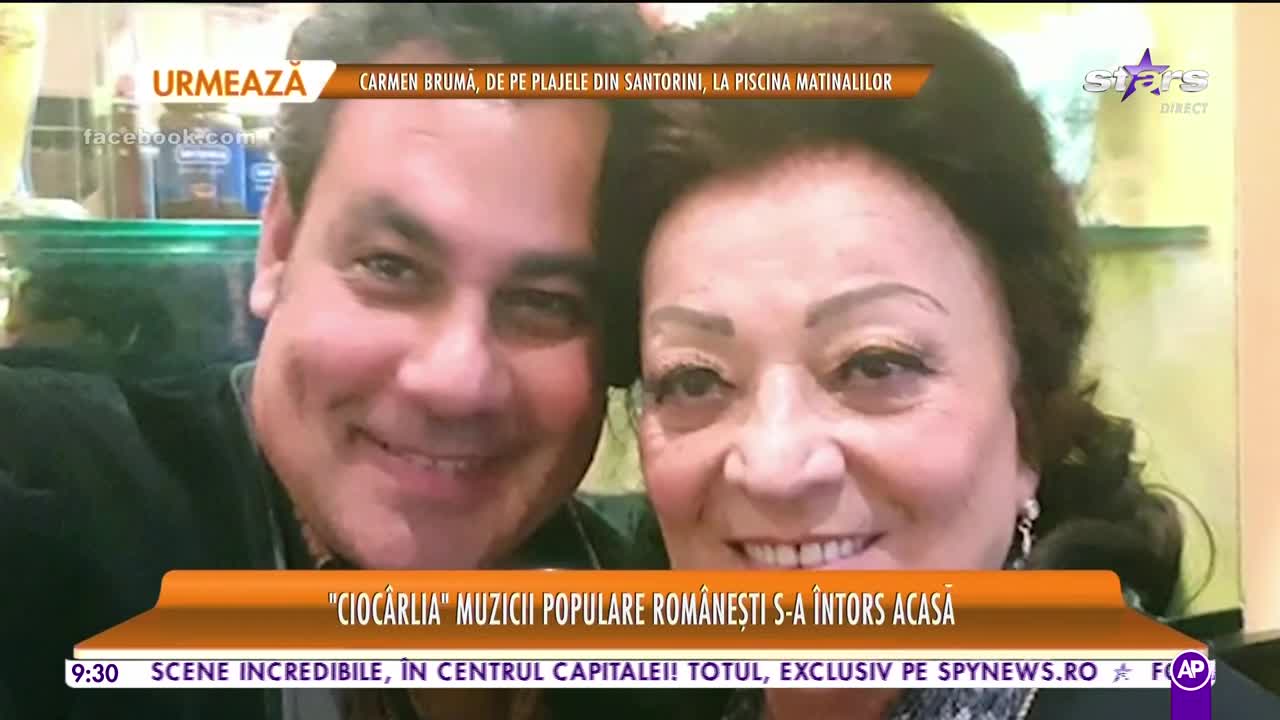 Star Matinal e pe val. Maria Ciobanu, doamna muzicii populare rom&acirc;nești, s-a &icirc;ntors &icirc;n Rom&acirc;nia
