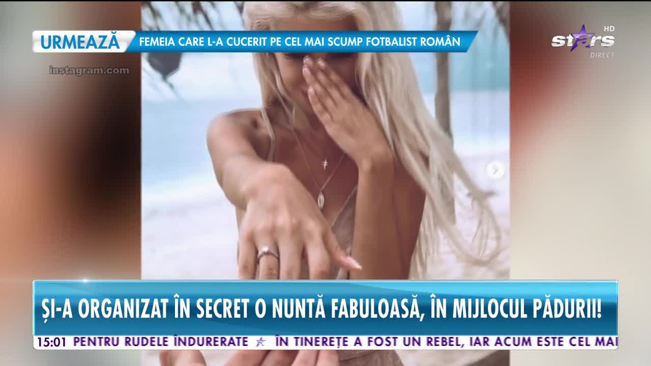Star News. Celebră vloggeriță din Rusia, nuntă &icirc;n pădure, &icirc;n mare secret