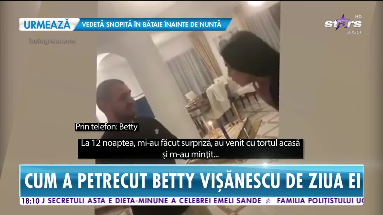 Betty Salam, super surpriză din partea soţului de ziua ei!