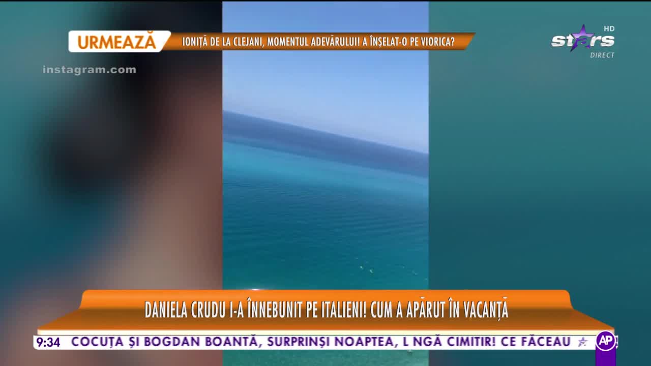 Star Matinal e pe val. Cu cine a plecat Daniela Crudu &icirc;n Italia. Vedeta i-a &icirc;nnebunit pe localnici cu aparițiile ei sexy