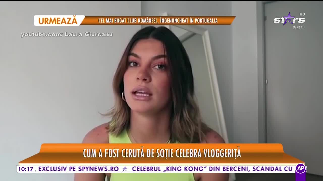 Laura Giurcanu a fost cerută &icirc;n căsătorie