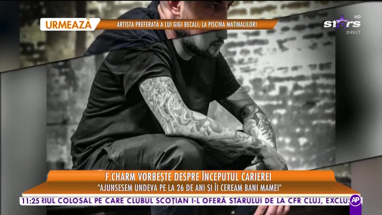 F. Charm, despre &icirc;nceputul carieri: Am lucrat ca ospătar &icirc;n Spania