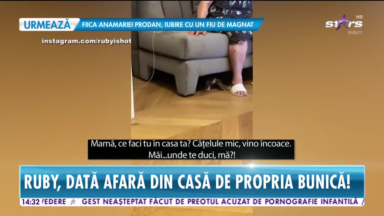 Bunica lui Ruby, &icirc;ncuiată &icirc;n casă, artista, pe afară, disperată!