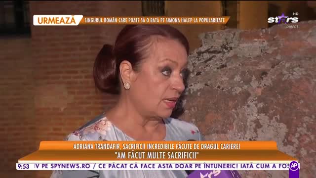 Star Matinal. Adriana Trandafir, sacrificii incredibile făcute de dragul carierei
