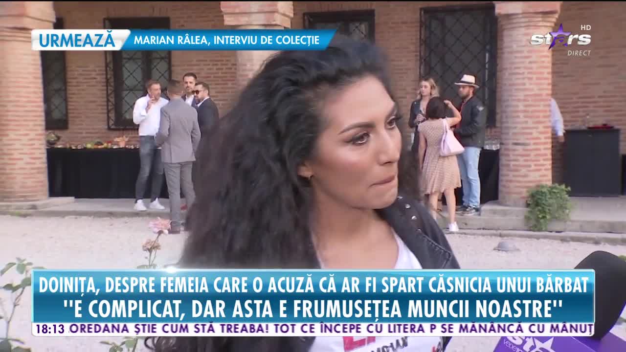 Doiniţa Oancea, despre femeia care o acuză că ar fi spart căsnicia unui bărbat