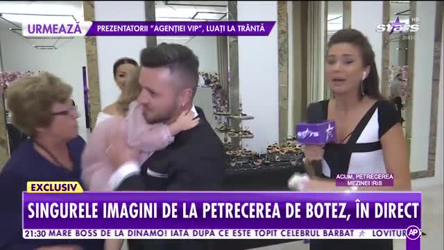 Agenția Vip. Gabriela Cristea și Tavi Clonda, botez de fițe pentru mezina familiei