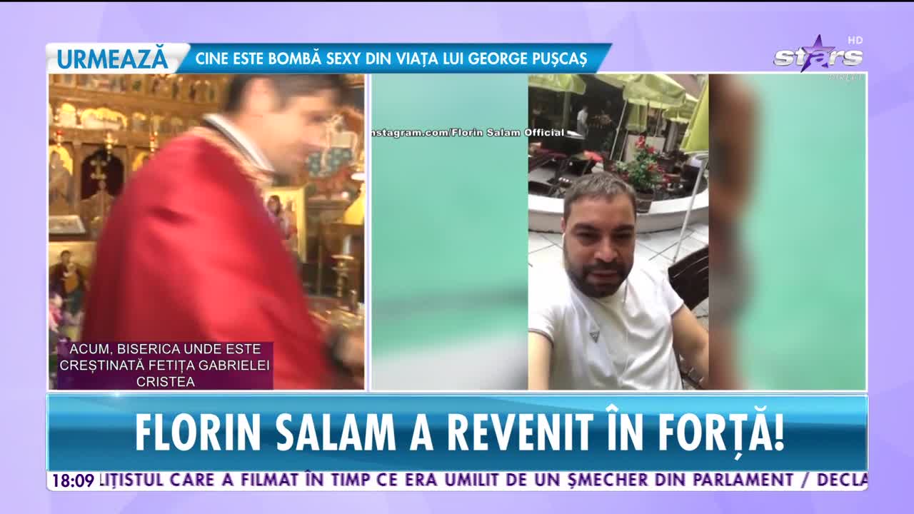 Star News. Florin Salam s-a &icirc;ntors &icirc;n Rom&acirc;nia