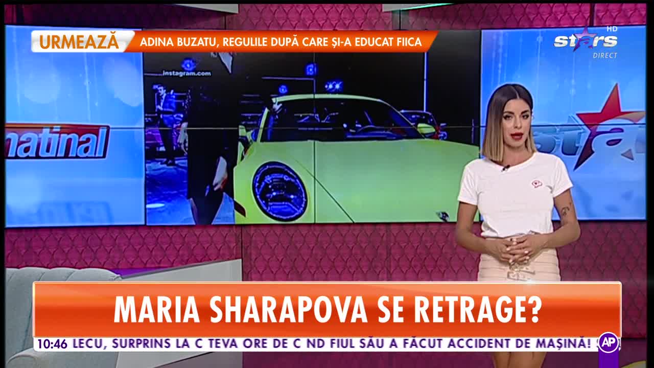 Star Matinal. Maria Sharapova va avea un nou job. Tenismena a decis să &icirc;şi &icirc;ncerce norocul &icirc;n televiziune