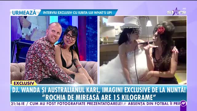 Imagini &icirc;n exclusivitate de la nunta Wandei cu australianul Karl