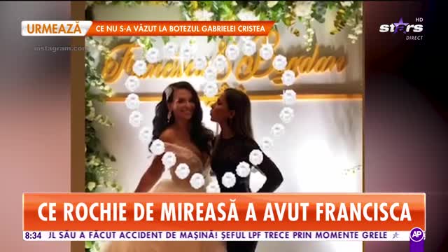 Star Matinal. Imagini de senzație de la nunta c&acirc;ntăreței Francisca