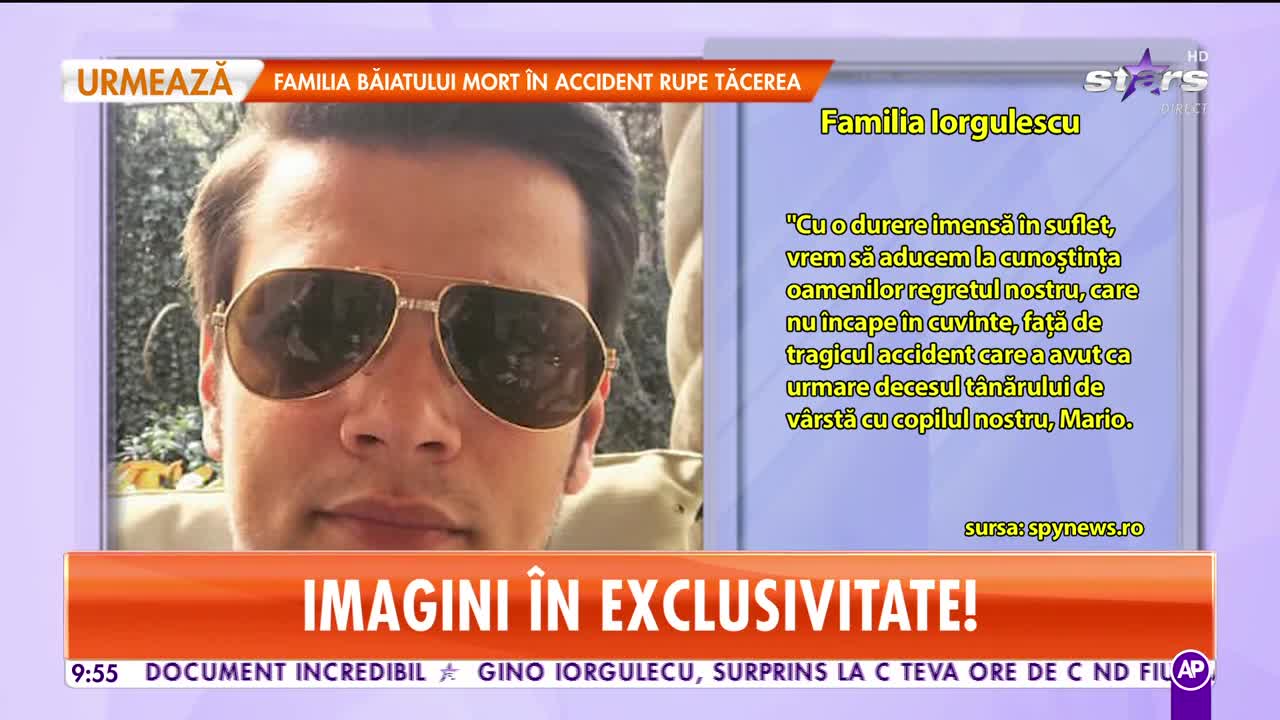 Star Matinal. Singurele imagini cu Mario Iorgulescu, &icirc;nainte de accident