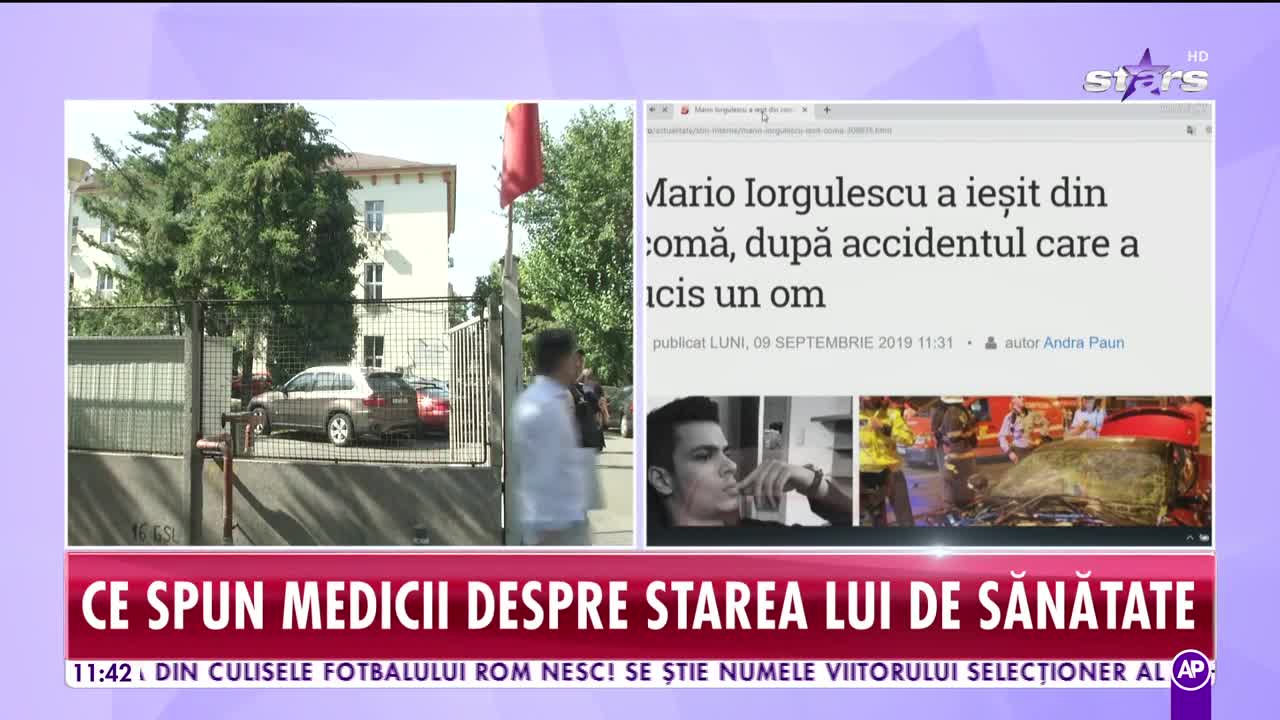 Star Matinal. Mario Iorgulescu a ieșit din comă. Ce spun medicii despre starea lui de sănătate