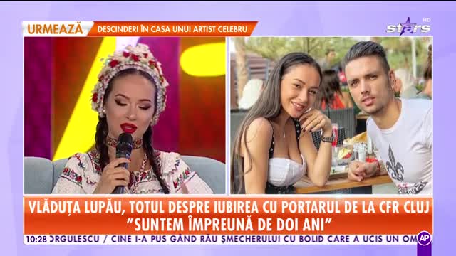 Star Matinal. Vlăduța Lupău, totul despre iubirea cu portarul de la CFR Cluj: Am fost cerută &icirc;n căsătorie