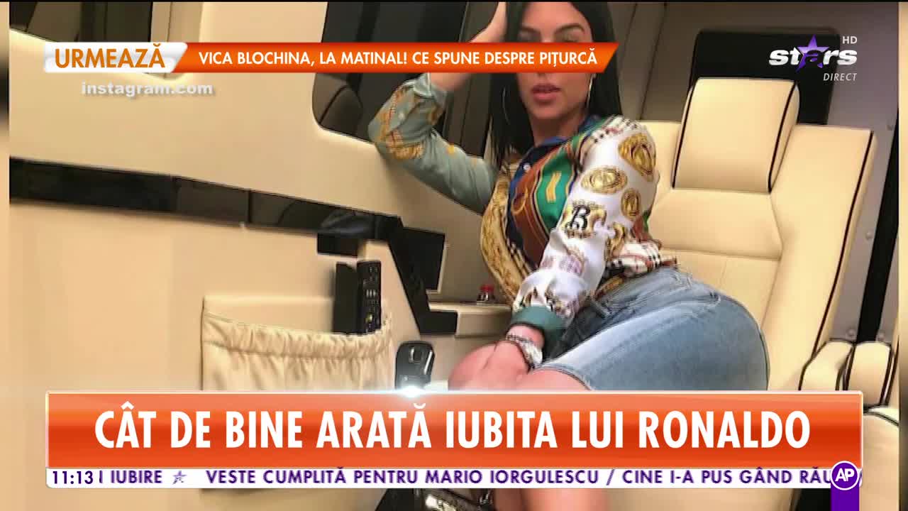 Star Matinal. Cristiano Ronaldo, &icirc;ndrăgostit p&acirc;nă peste cap de Georgina Rodriguez. T&acirc;năra arată demențial
