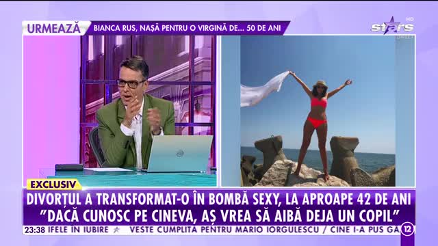 Divorţul a transformat-o &icirc;n bombă sexy, la aproape 42 de ani! Ioana Ginghină: "Dacă voi cunoaşte pe cineva, aş vrea să aibă deja un copil!"