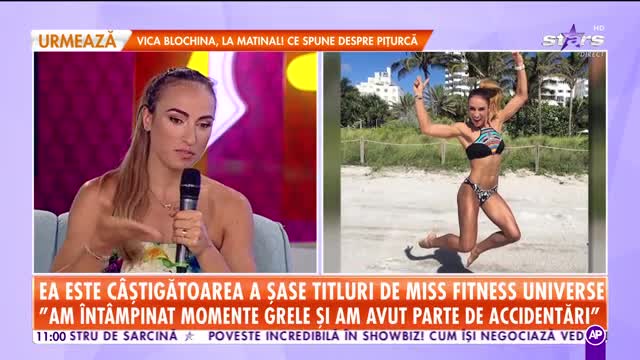 Star Matinal. Anca Bucur, c&acirc;știgătoarea a șase titluri de Miss Fitness Universe: Nu am ținut niciodată diete