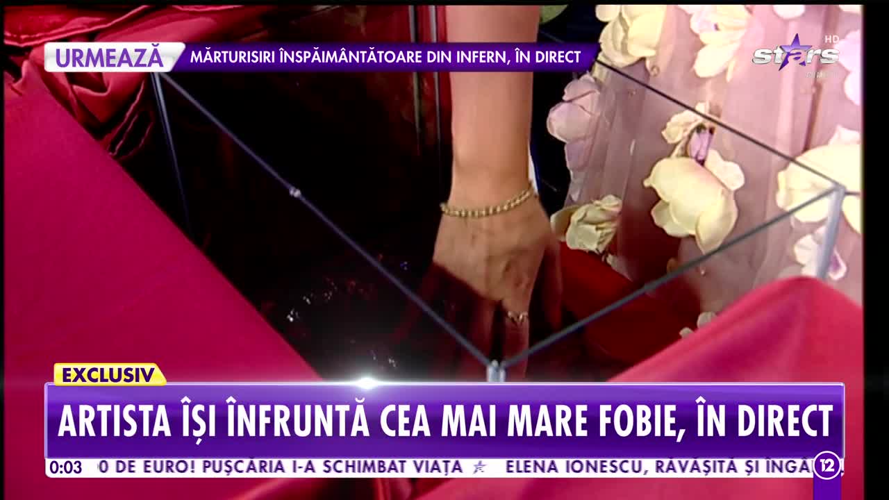 Bianca Rus şi-a &icirc;nfruntat cea mai mare fobie, &icirc;n direct, la Agenţia VIP!