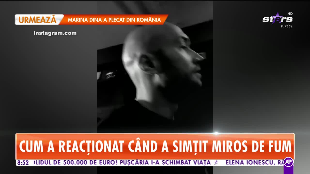 Star Matinal. Mihai Bendeac, incendiu de proporții, &icirc;n bloc. Cum a reacționat c&acirc;nd a simțit miros de fum