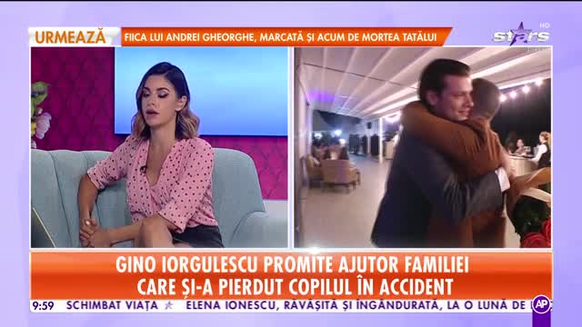 Star Matinal. Gino Iorgulescu promite ajutor familiei care și-a prierdut copilul &icirc;n accident