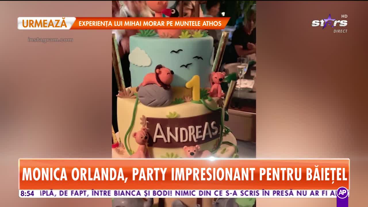Star Matinal. Monica Orlanda, party impresionant pentru băiețelul ei, micuțul Andreas