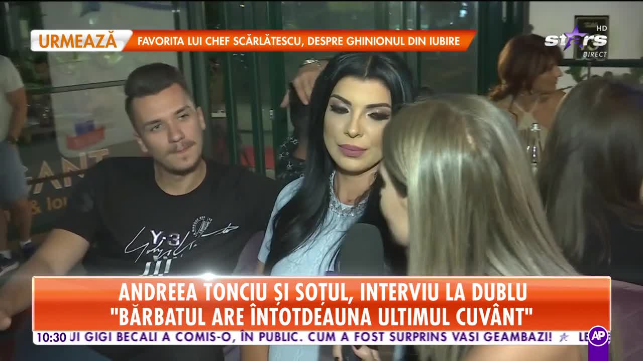 Star Marinal. Andreea Tonciu și soțul, interviu la dublu: Poate pe viitor o să mai vreau copii