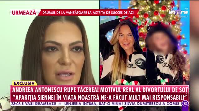 Andreea Antonescu rupe tăcerea! Care este motivul real al divorţului