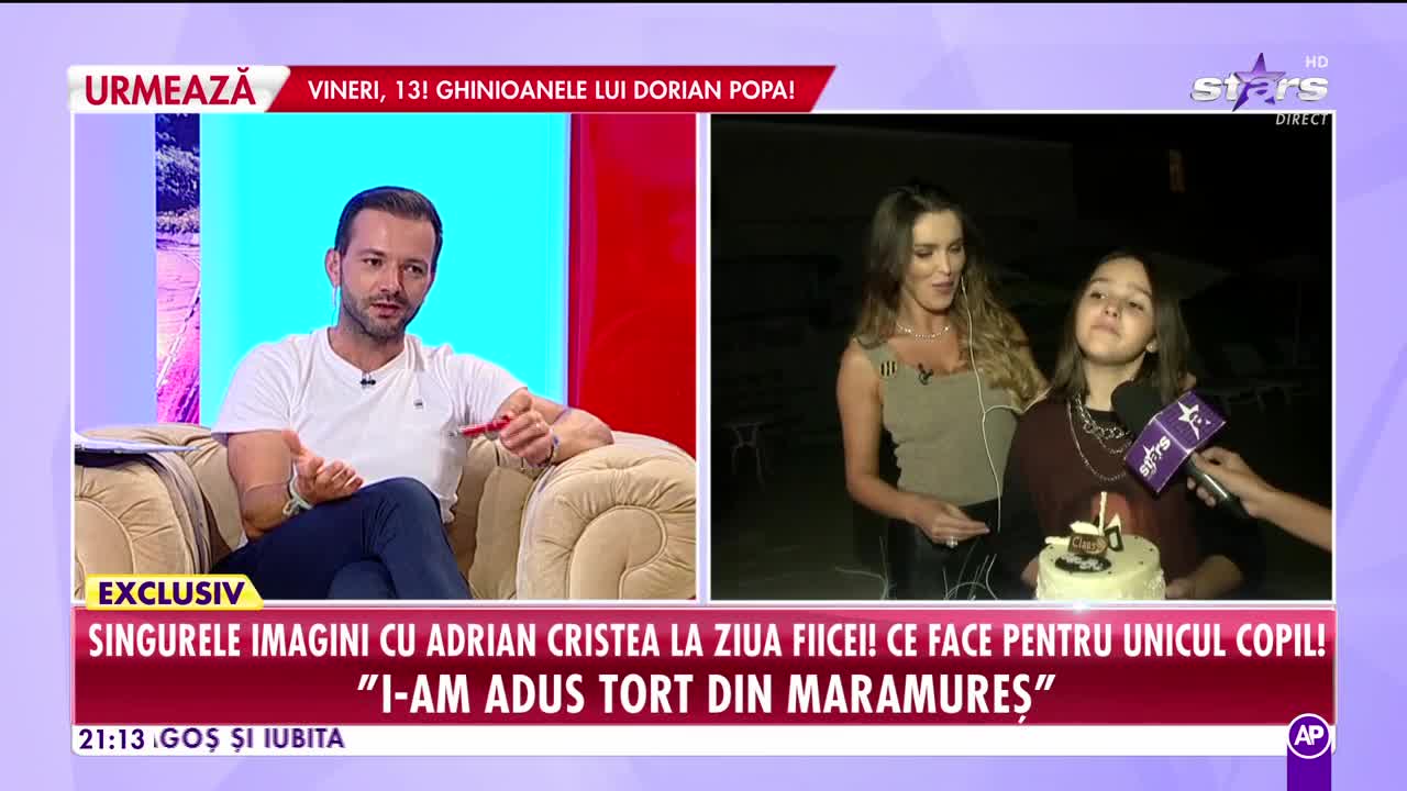 Imagini exclusive cu Adrian Cristea la ziua fiicei sale, Rania!