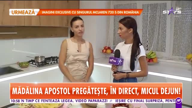 Star Matinal. Mădălina Apostol pregătește, &icirc;n direct, micul dejun!