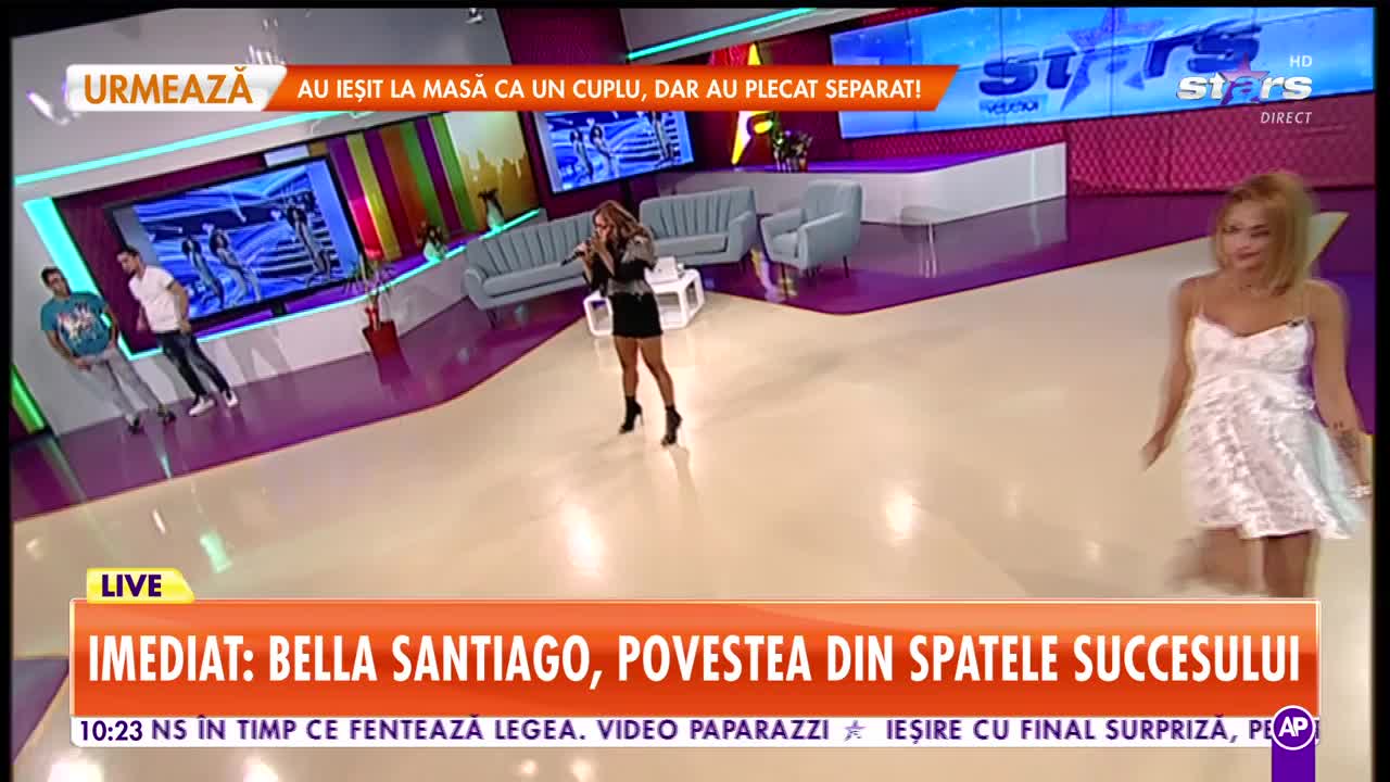 Bella Santiago c&acirc;ntă, live, la Star Matinal! Ascultă aici piesă "Pantera"