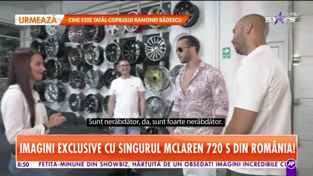 Imagini exclusive cu singurul mcLaren 720s din Rom&acirc;nia. Cine este milionarul rom&acirc;n care conduce bijuteria pe patru roți