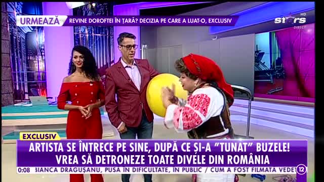 Agenția VIP. Saveta Bogdan, de pe scenă, direct pe banda de alergare!