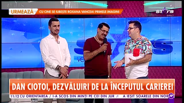 Star Matinal. Dan Ciotoi, dezvăluiri de la &icirc;nceputul carierei: Nu am str&acirc;ns bani, am cheltuit tot
